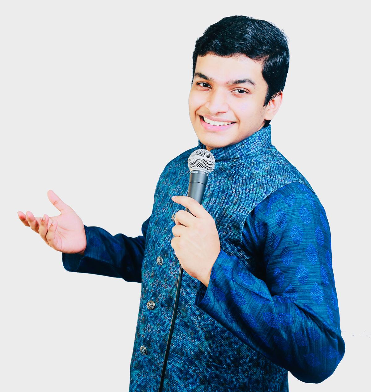 Saurav Kishan, one of the singers for Sur Sandhya 2024 